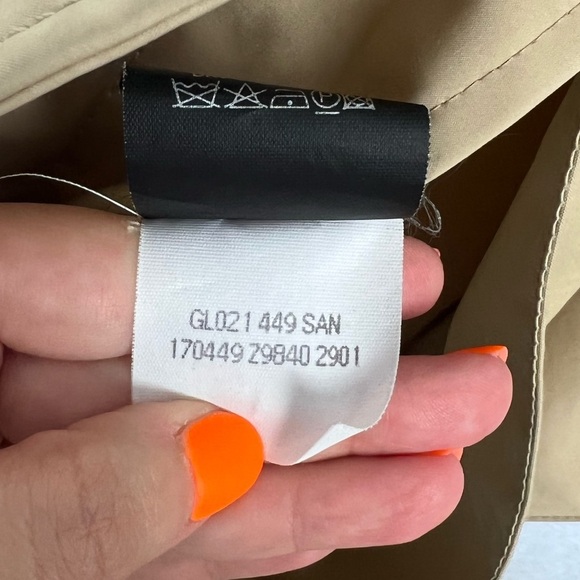 Gucci Mens Trenchcoat Sand Tan Coat Neutrals Flawed Designer Peacoat - Picture 14 of 15